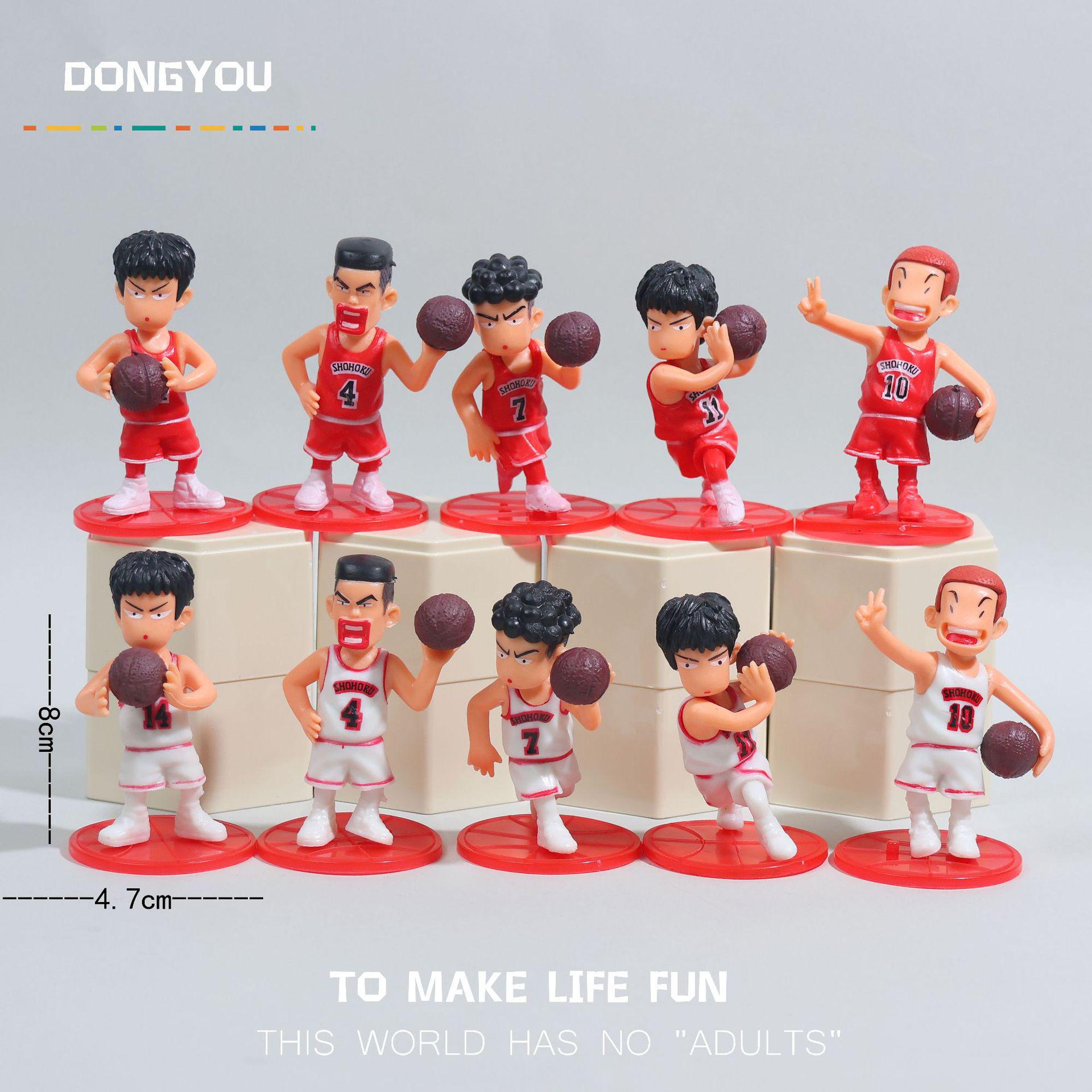 Slam Dunk Five Tigers Double Style Anime Figure - Blind Box Jersey Doll