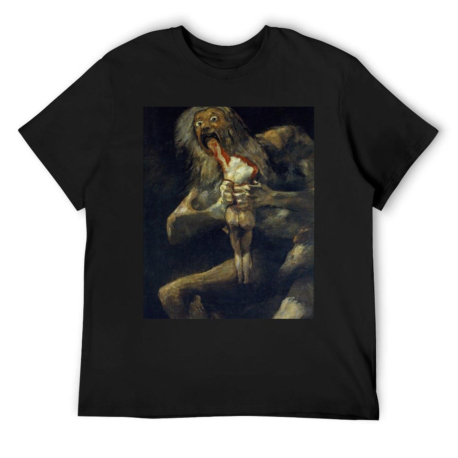

Saturn Devouring His Son Digitally Remastered T-Shirt Blouse plus size clothes animal prinfor boys fitted t shirts for men 4XL