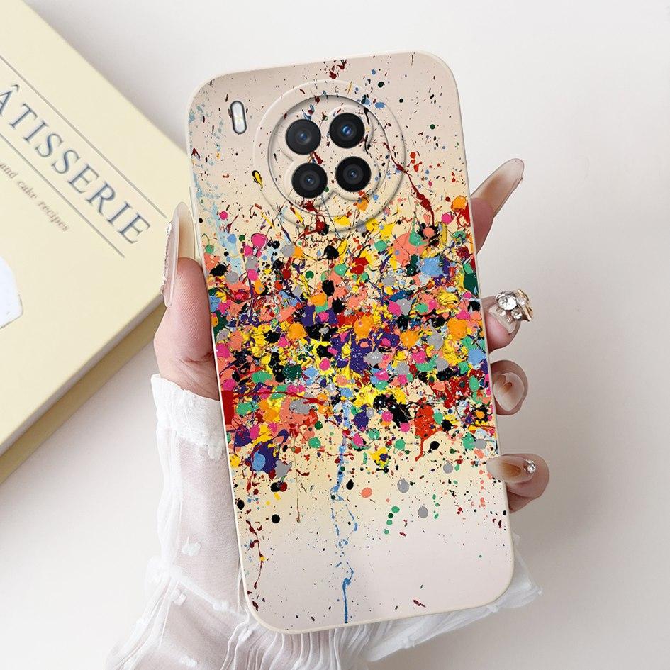 Cartoon Case For Honor 50 Lite Cover Huawei Nova 8i Phone Case Cute Daisy Panda Soft TPU Back Cover For Honor50 Lite Nova8i Capa