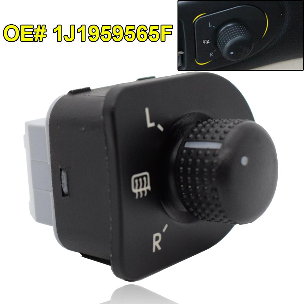 Rear View Mirror Switch Control Knob Compatible For VW T5 Golf MK4 1J1 1J5 Bora New Beetle 9C1 1C1 1Y7 Passat 3B2 3B3 3B5 3B6 OE#1J1959565F