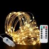 Dimmable USB Remote LED Fairy Lights - Copper Wire for Christmas, Holidays, Rooms, Outdoors, and Camping