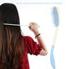 comb and brush ergonomic suitable for those with limited dexterity or hair care tool Long-reach set, design, non-slip handle, durable, arthritis,