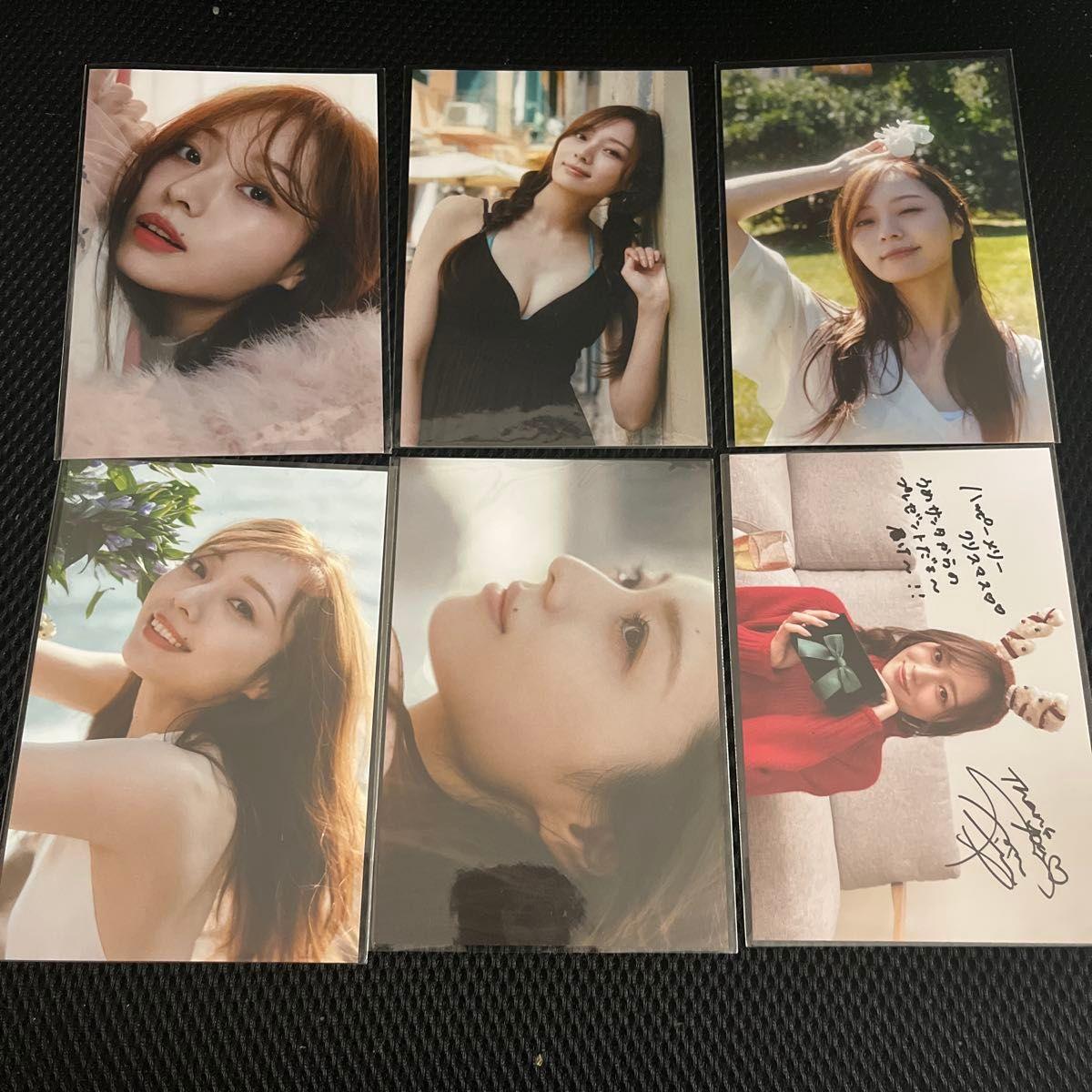 Used Minami Umezawa Transparent resolution distribution, 6 types of bookstore postcards