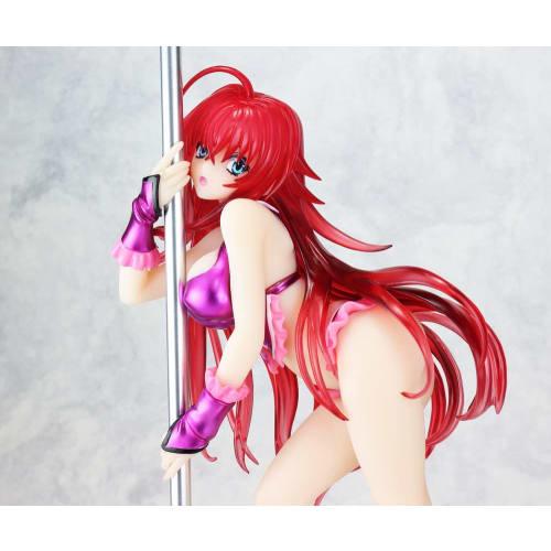 Kaitendo High School DxD Rias Gremory Pole Dance Ver. ~Purple Color~ 1/7 Scale PVC Pre-painted Complete Figure