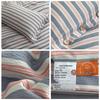 European Style Retro Crinkled Gauze Linen Button-Up Set - Machine Washable, Ideal for Naked Sleep with Fitted Sheet.