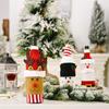 Christmas Wine Bottle Cover Set Santa Claus Snowman Elk Knitted Wine Bottle Bags Party Dinner Table Decor New Year Xmas Gifts