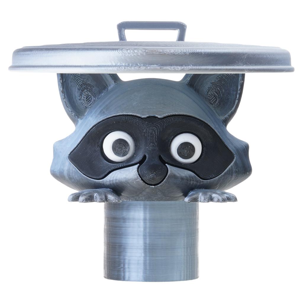 Whimsical Raccoons Bathroom Accessory Multifunctional Tissue Paper Shelf Space Saving Home Decors Solution