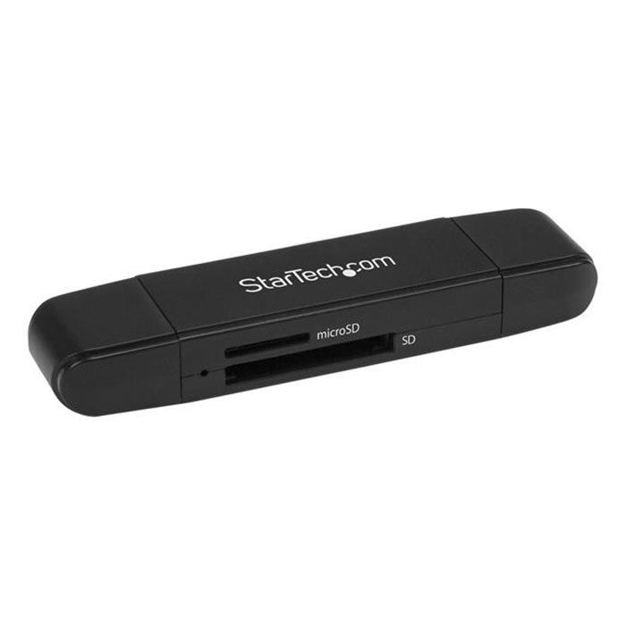 Čtečka karet SD microSD STARTECH - USB 3.0 5 Gb/s - USB C USB A - Černá