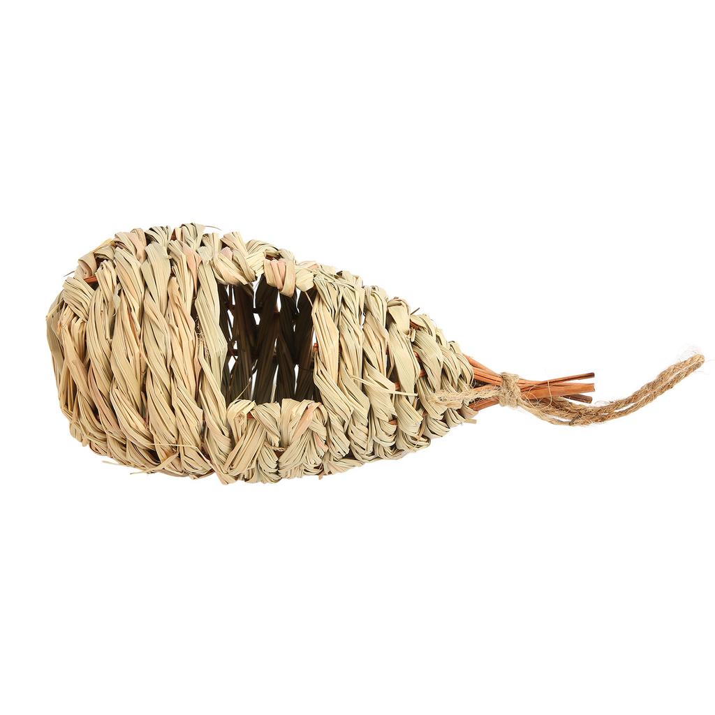 Grass Woven Bird Nest Natural Safe Hanging Hand Woven Hummingbird Nest for Indoor Outdoor