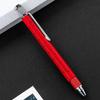 Detachable Multi-function Tool Pen 7 in 1 Measure Technical Ruler Ballpoint Pen  Tighten The Screw