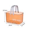 With Transparent Handles Bathroom Storage Basket Portable Swim Basket Fashion Organizing Basket
