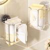 Rusts Proof Bathroom Tissue Holder Delicate Designs Suction Cup Toilet Paper Storage Holder For Home And Office Use