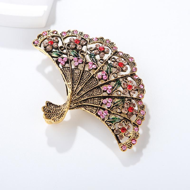 

Винтажные Классические Металлические Броши-Булавки Вентилятор Унисекс Для Пальто Одежды Значки Ювелирные Аксессуары