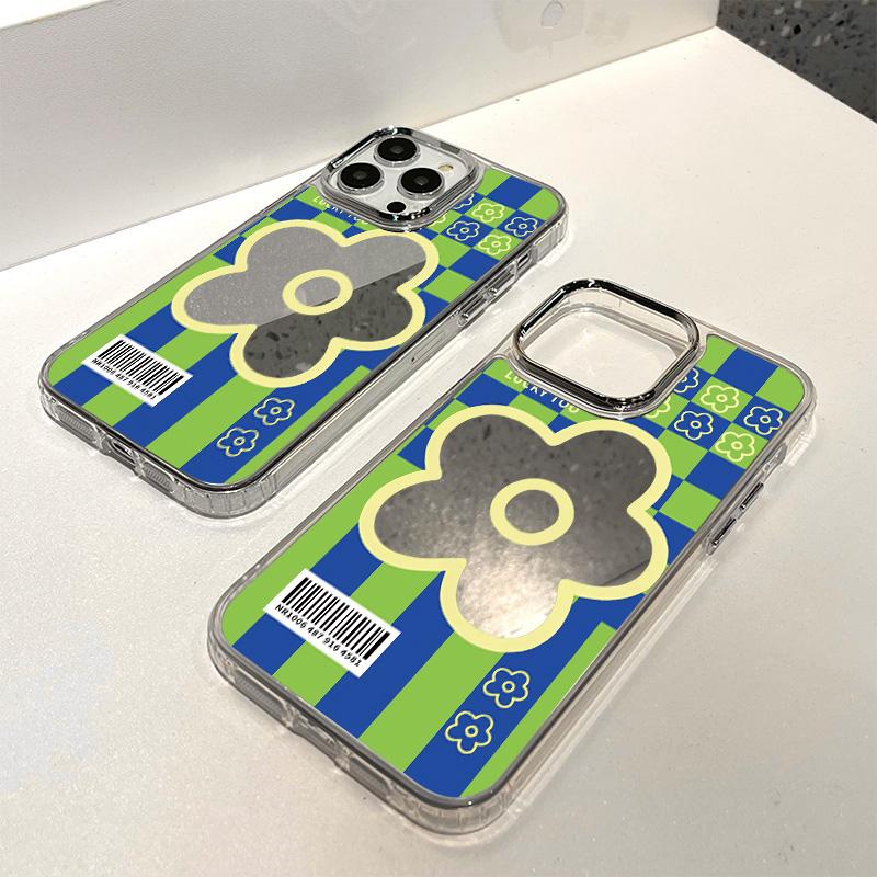 Mobile Phone Cases for iPhone 11 13 XR 15 Pro Max 12 14 Pro Max Case iPhone 16 XS Max Mirror Protective Case Mirror Exquisite Cartoon Waterproof