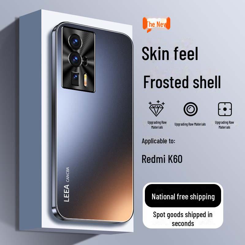 

Redmi K60 Frosted Metal Lens Case for Redmi K70e/K50 Ultra Redmi K50 Gaming