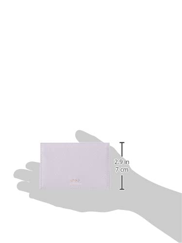 Jill Stuart Slim Leather Business Card Case In Lavender