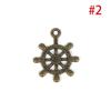 2 PCS DIY Mixed Antique Vintage Bronze Tone Key Pendants Lock Jewelry Key Chains Key Rings