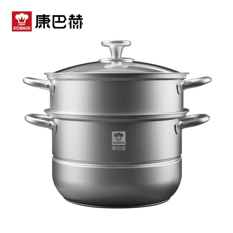 

Kobach 304 Stainless Steel Double Layer Steamer Pot