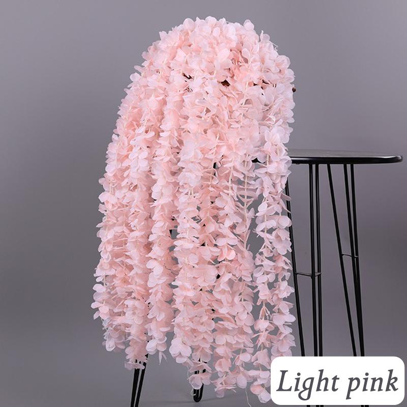 10 Pcs/pack 90cm Artificial Cherry Blossom Vine Fake Garland Silk Sakura for Party Wedding Ceiling Home Decor