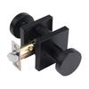 Black Door Knob with Deadbolt Adjustable Design Simple Installation Heavy Duty Modern Front Door Handle Deadbolt Set