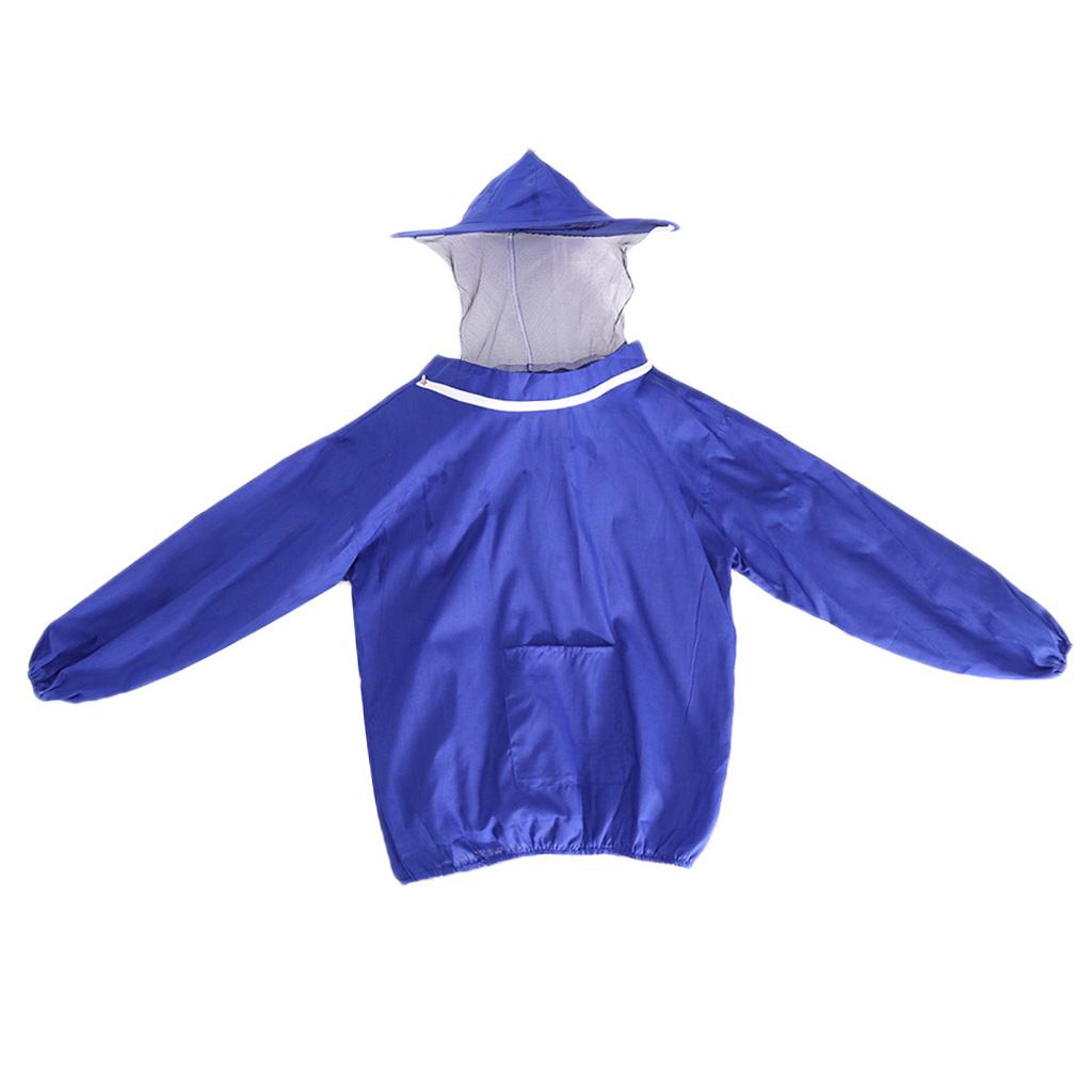 Beekeeping Suit Protective Coat Smock, Gloves, Frame Holder, Mesh Hat
