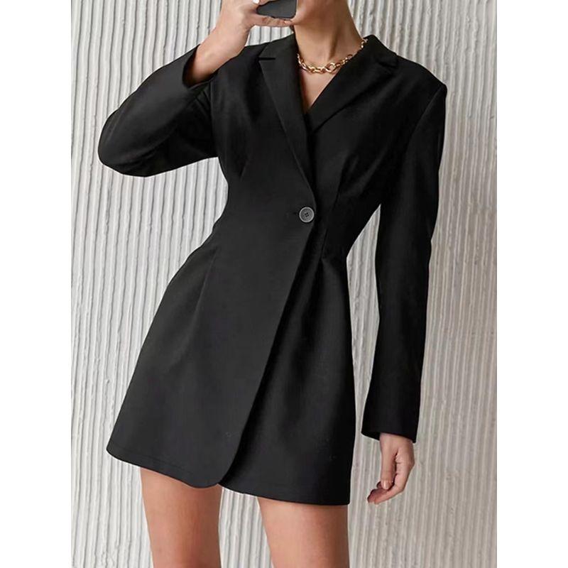 New Arrival Fashion Fall Women's Clothing Long Sleeves Dress Stylish Suit Skirt Long Sleeve Suit Skirt