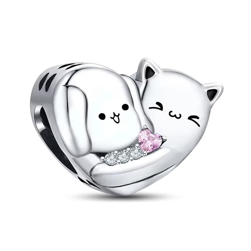 Miedziany Personalizowany Uroczy Kameleon Wisiorek Charms na Bransoletki DIY Damska Wysokiej Jakości Modna Biżuteria