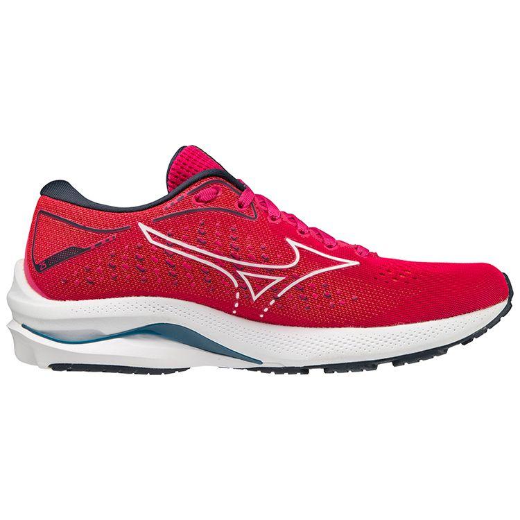 Mizuno Scarpe da Corsa Basse Wave Rider 25 Scarpe da Ginnastica Donna Rosso J1GD210303