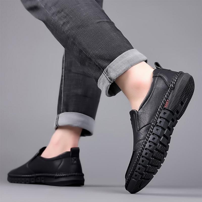 Scarpe da uomo mocassini in pelle marca Spring Business Casual fatti a mano scarpe da uomo outdoor sneakers basse da guida tenis masculino zapatos hombre