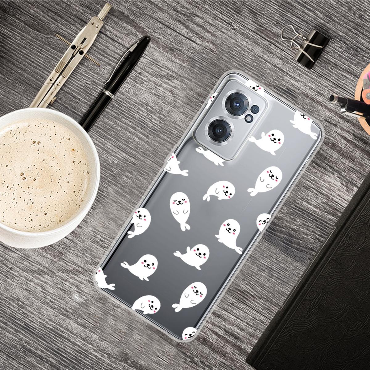 

For OnePlus Nord CE 2 5G Pattern Printing Design Case Flexible TPU Stylish IMD Drop Proof Shockproof Protective Cover Seals