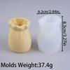 Aromatherapy Silicone Vase Mold Plaster Cement Storage Jar Mold Flower Vase Mold  Art Craft Making