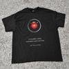 Inspired By "2001: A Space Odyssey", Featuring HAL 9000, Stanley Kubrick, Sci-fi Movie Patterns, and A Vintage Printed T-shirt
