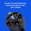 14 Pole Brushless Motor with M5 Shaft, 16AWG Silicone Wire 350mm for RC FPV Quadcopter 800KV