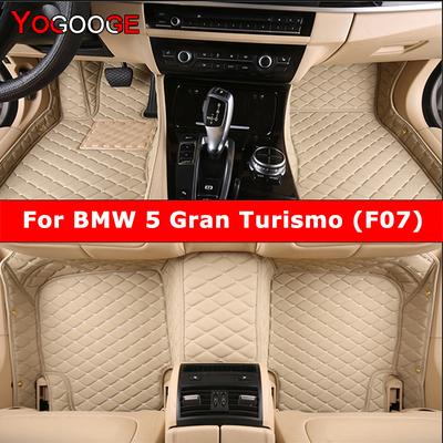 Tapis de sol pour voiture pour BMW 5GT Gran Turismo F07 2009-2017 Tapis de voiture pour pieds Accessoire Auto