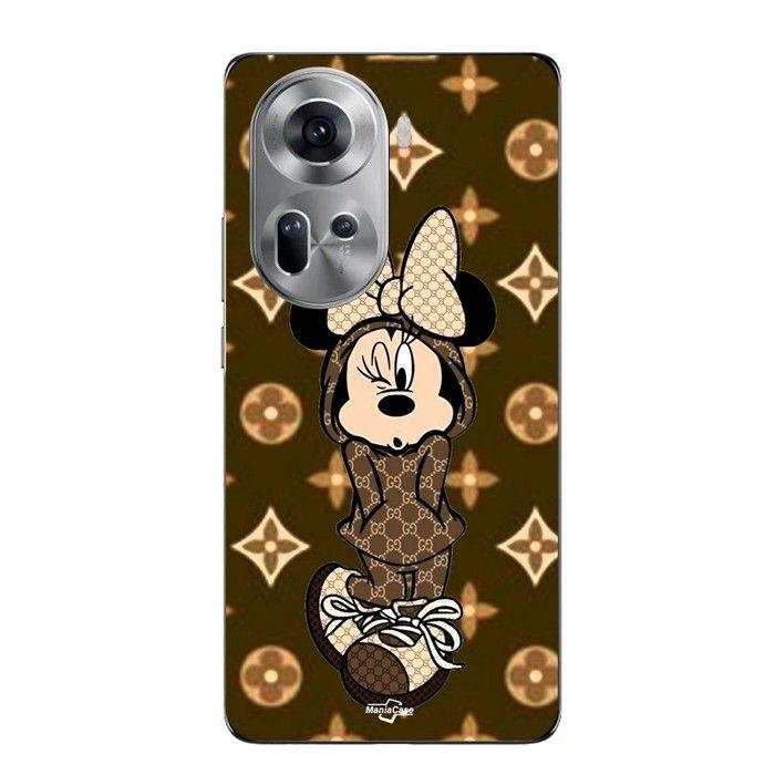 Coque Pour Oppo Reno 11 5g Minnie Disney LV marron Maniacase