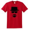 Breaking bad Men top quality streetwear 100% cotton loose Heisenberg printed t shirt summer mens tshirt cool man t-shirt