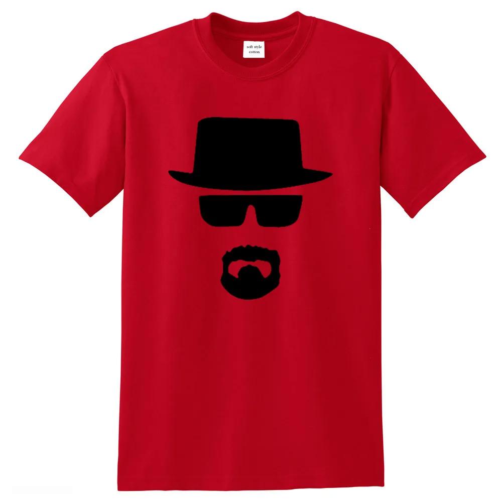 Breaking bad Men top quality streetwear 100% cotton loose Heisenberg printed t shirt summer mens tshirt cool man t-shirt