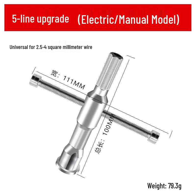 Automatic Wire Stripping & Twisting Tool - Hand-held Electrician's Universal Connector