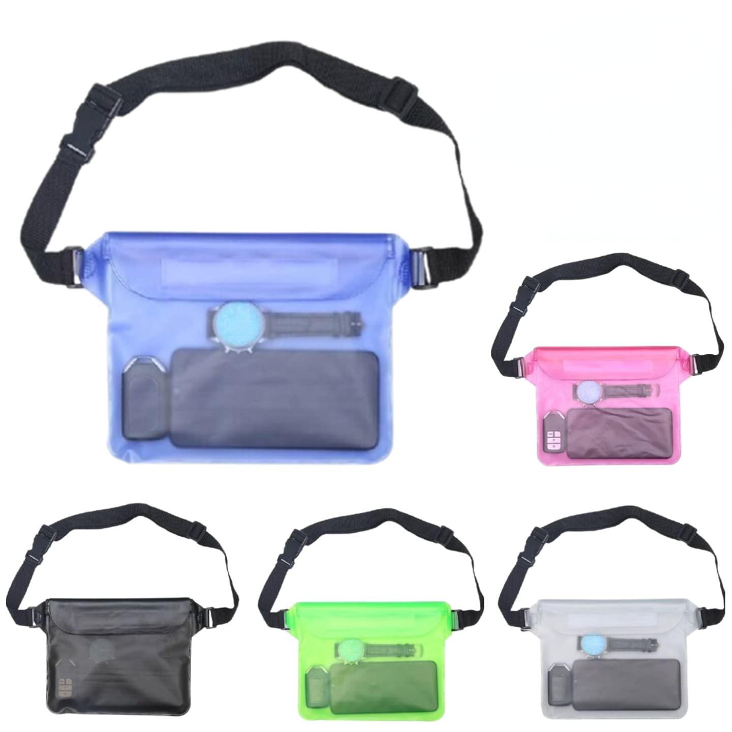 

Водонепроницаемая поясная сумка - Водонепроницаемый чехол для телефона с поясным ремнем - Пляжные аксессуары Водонепроницаемый чехол Сухая сумка Храните ценные вещи телефона в безопасности