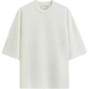 X Studio Nicholson Kollaboration FW23 Basic Vielseitiges Rundhals Kurzarm T-Shirt Herren Tops Weiß 311297180-712-2