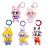 Adorable Large Labubu Cartoon Keychain Pendant for Girls' Bags & Backpacks