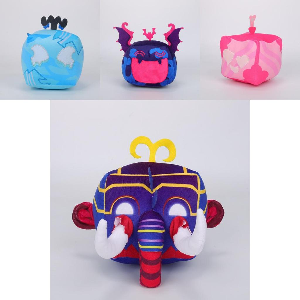 Blox Fruits Plush Toy Leopard Box Short Plush Stuffed Animal 15cm Height