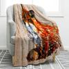 Cartoon Forest Animals Blanket Soft Warm Deer Rabbit Owl Fox Print Throw Blanket for Teens Adults Gift Sofa Chair Bed Office