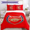 3pcs A-Arsenal9 Design Cover Set - HD Printed Bedding with 1 Cover and 2 Pillowcases - Perfect for Home and Dorm Decor