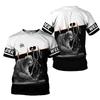 3D Digitaldruck T-Shirt Teenager Herren Kurzarm Oberteil Vielseitig Atmungsaktiv
