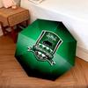FC Krasnodar pattern, automatic folding umbrella, portable and foldable design, 8 ribs, a Christmas or birthday gift.