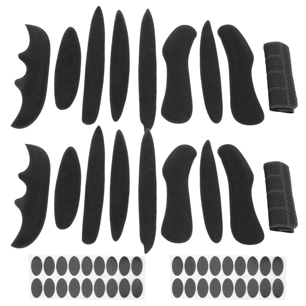 2 Set  Electric Bike Helmet Liner Lining Hook&amp loop Sponge Combination Set Electric Bike Helmet Liner
