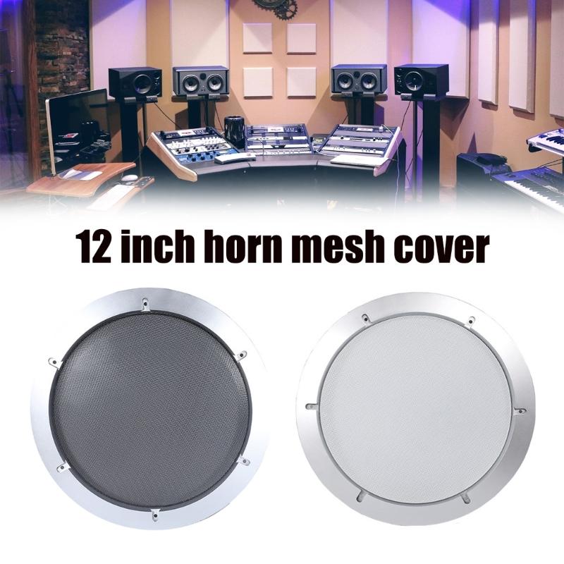 12inch Speakers Net Cover Car Home Mesh Enclosure Speakers Plastic Frame Metal Iron Wire Grilles