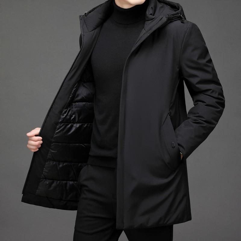 2025 New Arrival Winter Jacket Fashion Parka Coat MenThick Warm Mens Classic Windproof Male Mens Fashion Parkas Full Size M-4XL