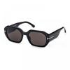 Tom Ford Rectangle Full Rim Black Frame Smoke Lens